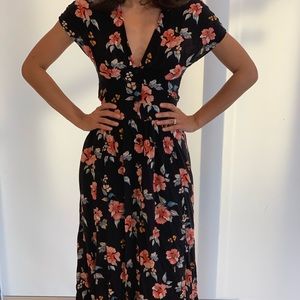 Flower Midi Dress